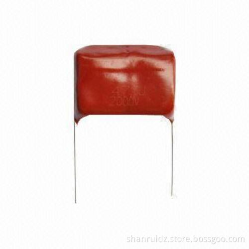 Polypropylene Film Capacitor with Circuit Low-loss, 15mm Pitch and 0.8mm Lead